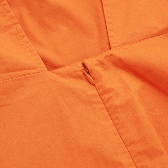 NWT Cos orange gorgeous dress. 10 - Picture 2 of 7